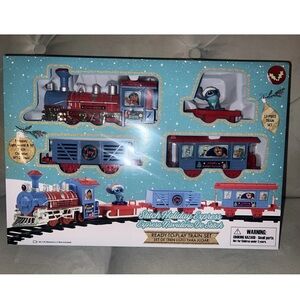 Lilo And Stitch Holiday Express 12 Pc Christmas Train Set w/Light & Sound Disney